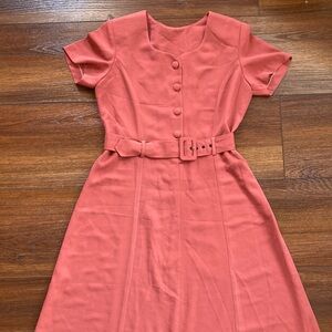 Vintage 1940’s pink dress